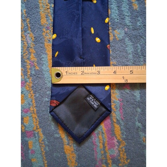 Vintage 1996 Looney Tunes Mania St Patrick's Day Tasmanian Devil Novelty Necktie - Picture 5 of 5